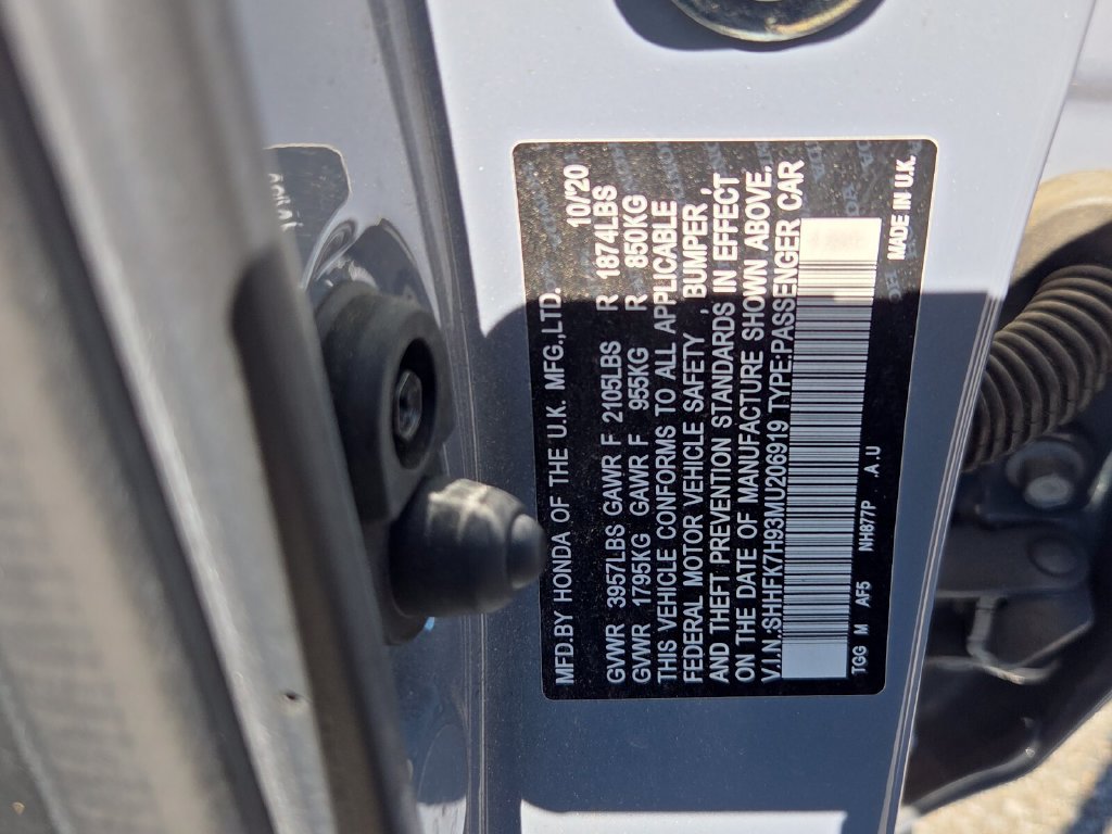 Used 2021 Honda Civic Sport Touring image 4