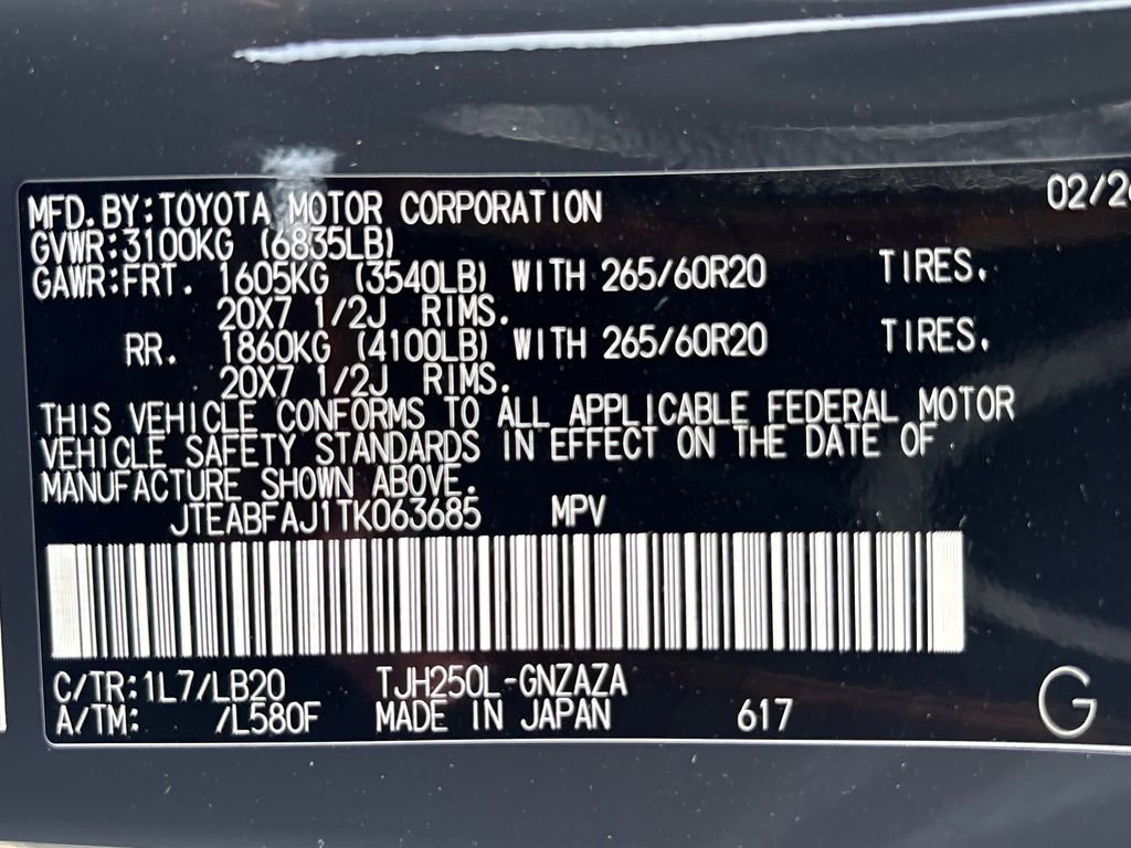 New 2026 Toyota Land Cruiser AWD/4WD image 29