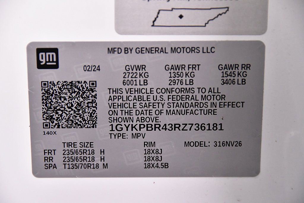 Used 2024 Cadillac XT6 Luxury w/ LPO, Floor Liner Package image 15