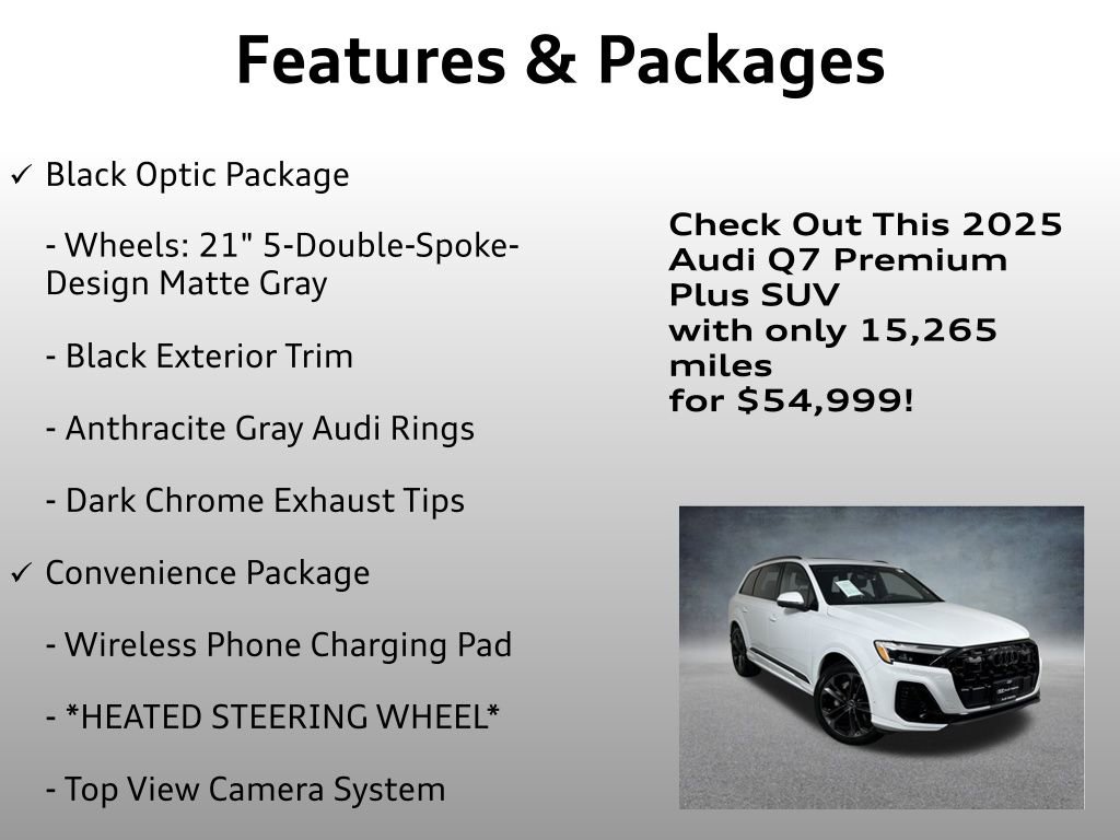 Used 2025 Audi Q7 3.0T Premium Plus w/ Premium Plus Package image 24