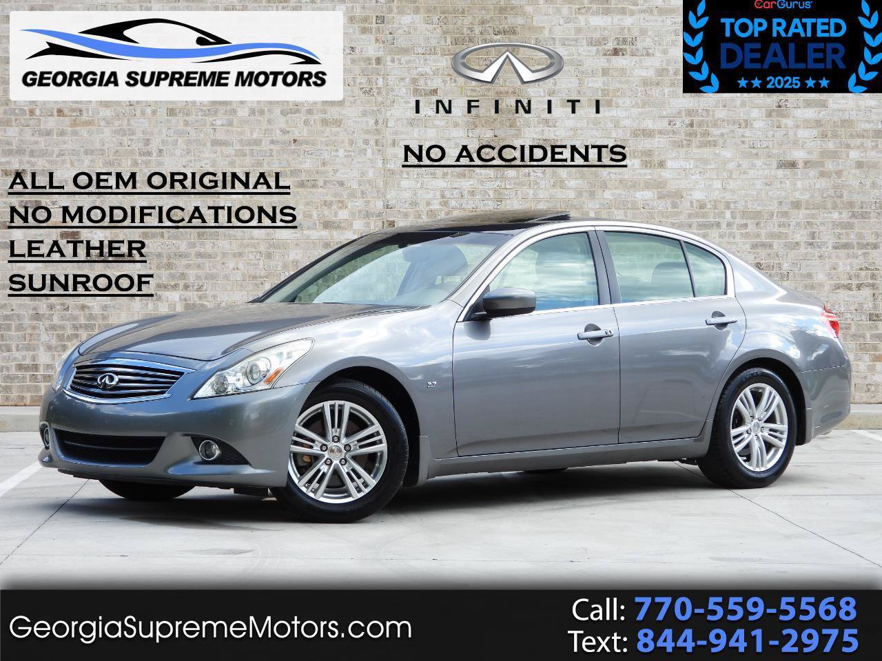 Used 2015 INFINITI Q40 w/ Moonroof Package