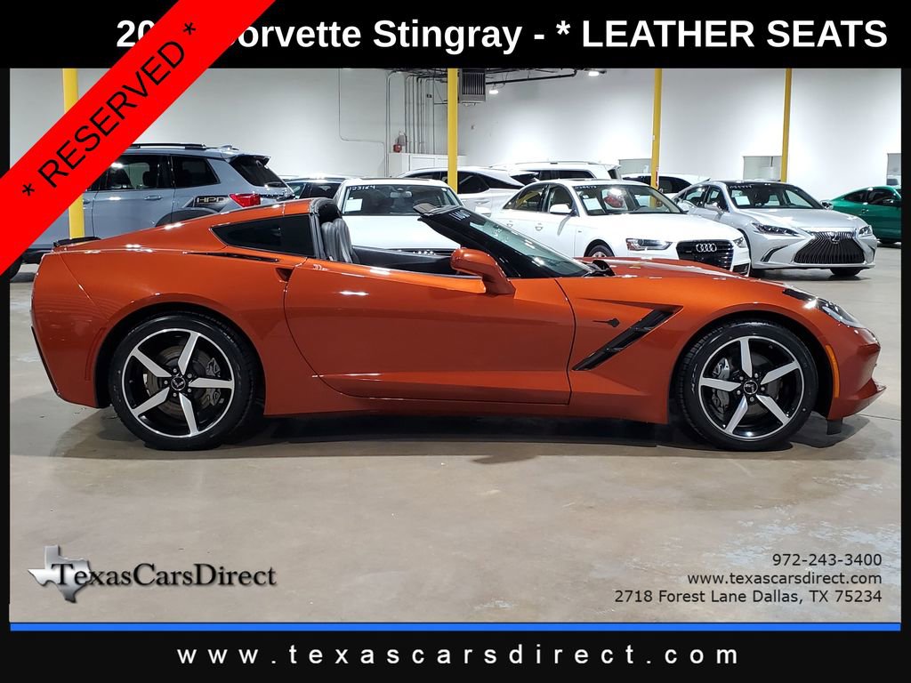 Used 2015 Chevrolet Corvette Stingray Coupe w/ Carbon Flash Badge Package image 5