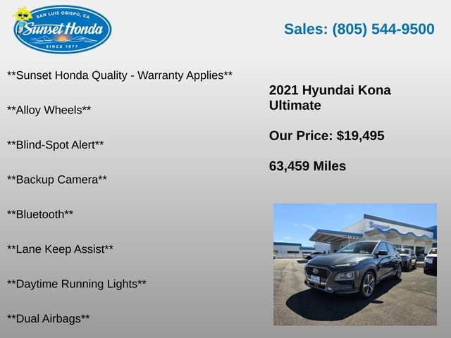 Used 2021 Hyundai Kona Ultimate AWD/4WD image 5