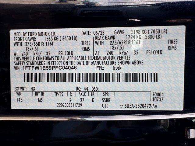 Used 2023 Ford F150 XLT w/ Equipment Group 302A High AWD/4WD image 9