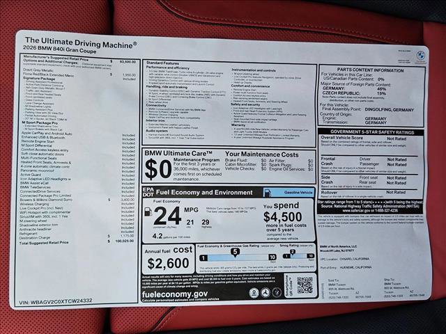 New 2026 BMW 840i image 19