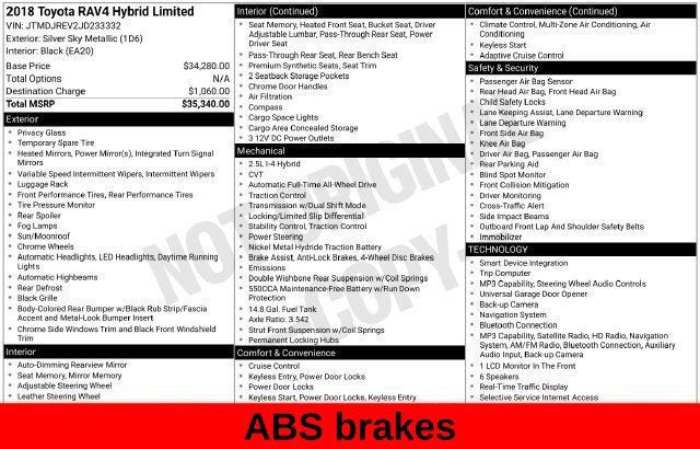 Used 2018 Toyota RAV4 Limited AWD/4WD image 38