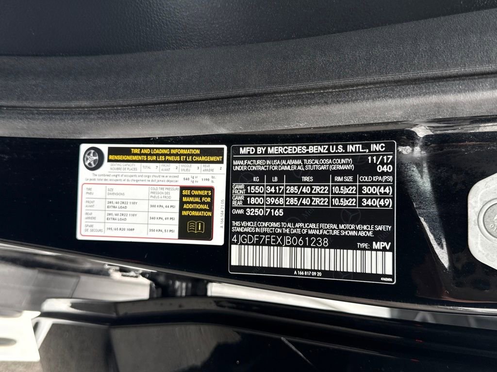 Used 2018 Mercedes-Benz GLS 63 AMG 4MATIC image 61