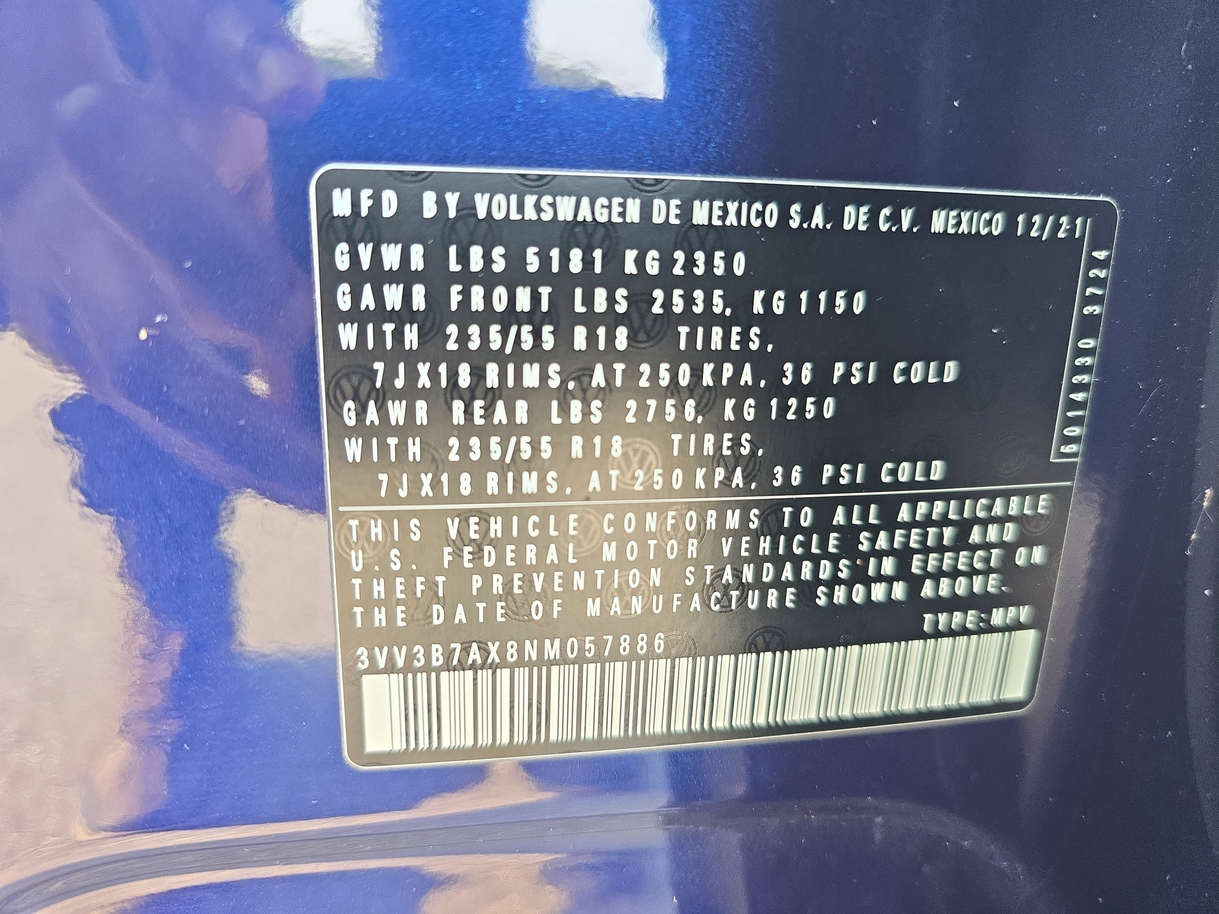 Used 2022 Volkswagen Tiguan SE image 34