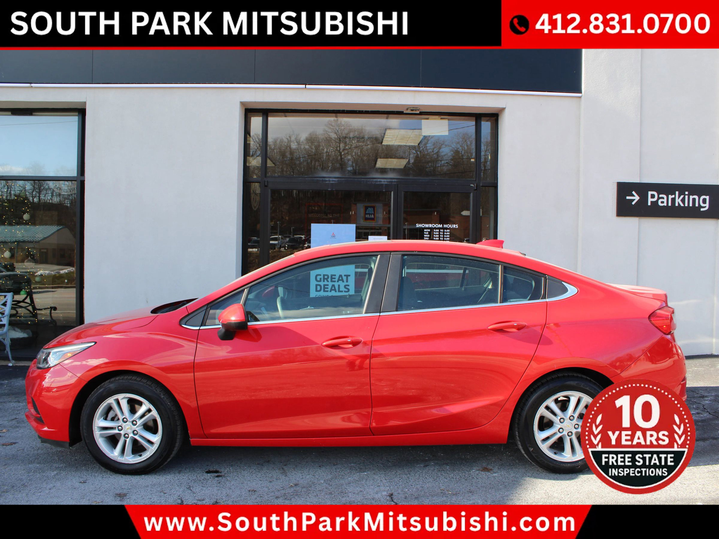 Used 2016 Chevrolet Cruze LT w/ Sun And Sound Package image 1