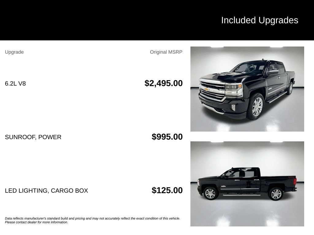 Used 2018 Chevrolet Silverado 1500 High Country AWD/4WD image 7