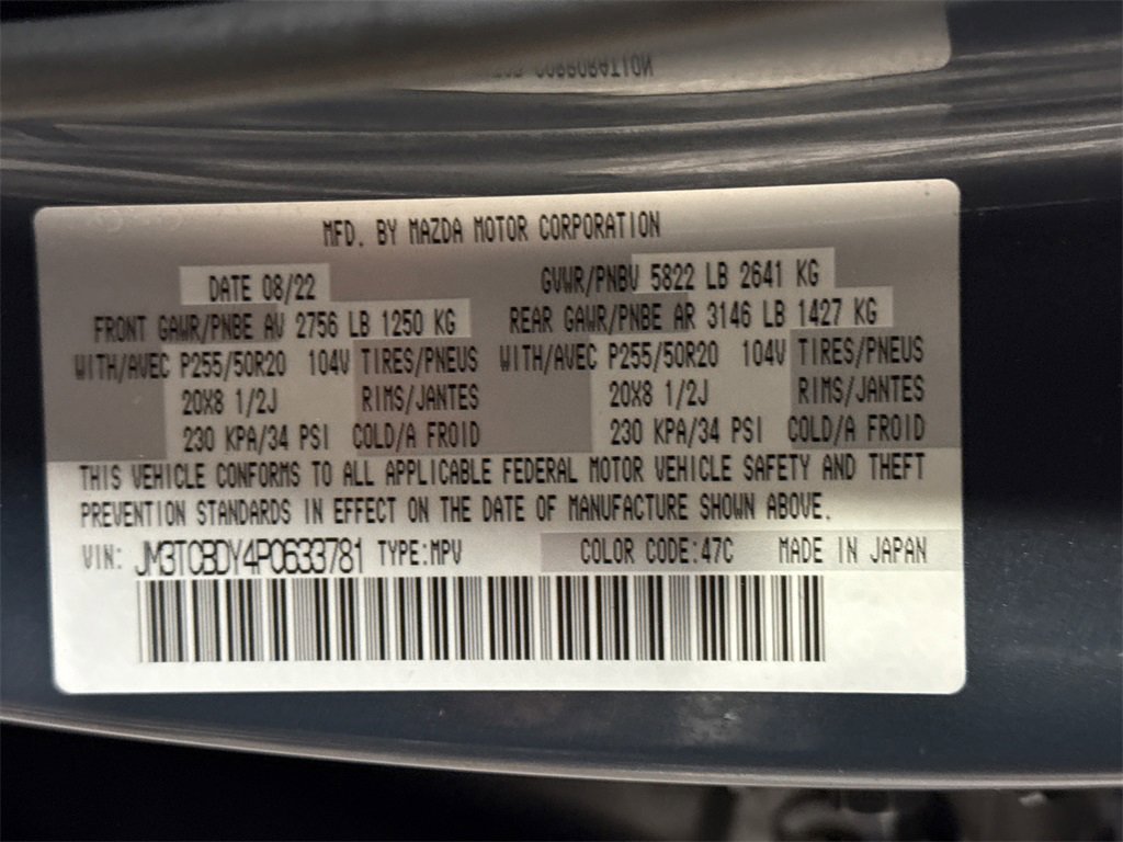 Certified 2023 MAZDA CX-9 Carbon Edition image 28