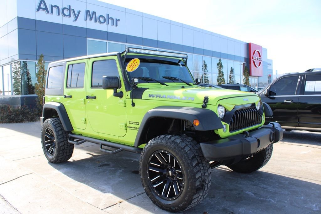 Used 2017 Jeep Wrangler Unlimited Sport w/ LED Lighting Group image 1