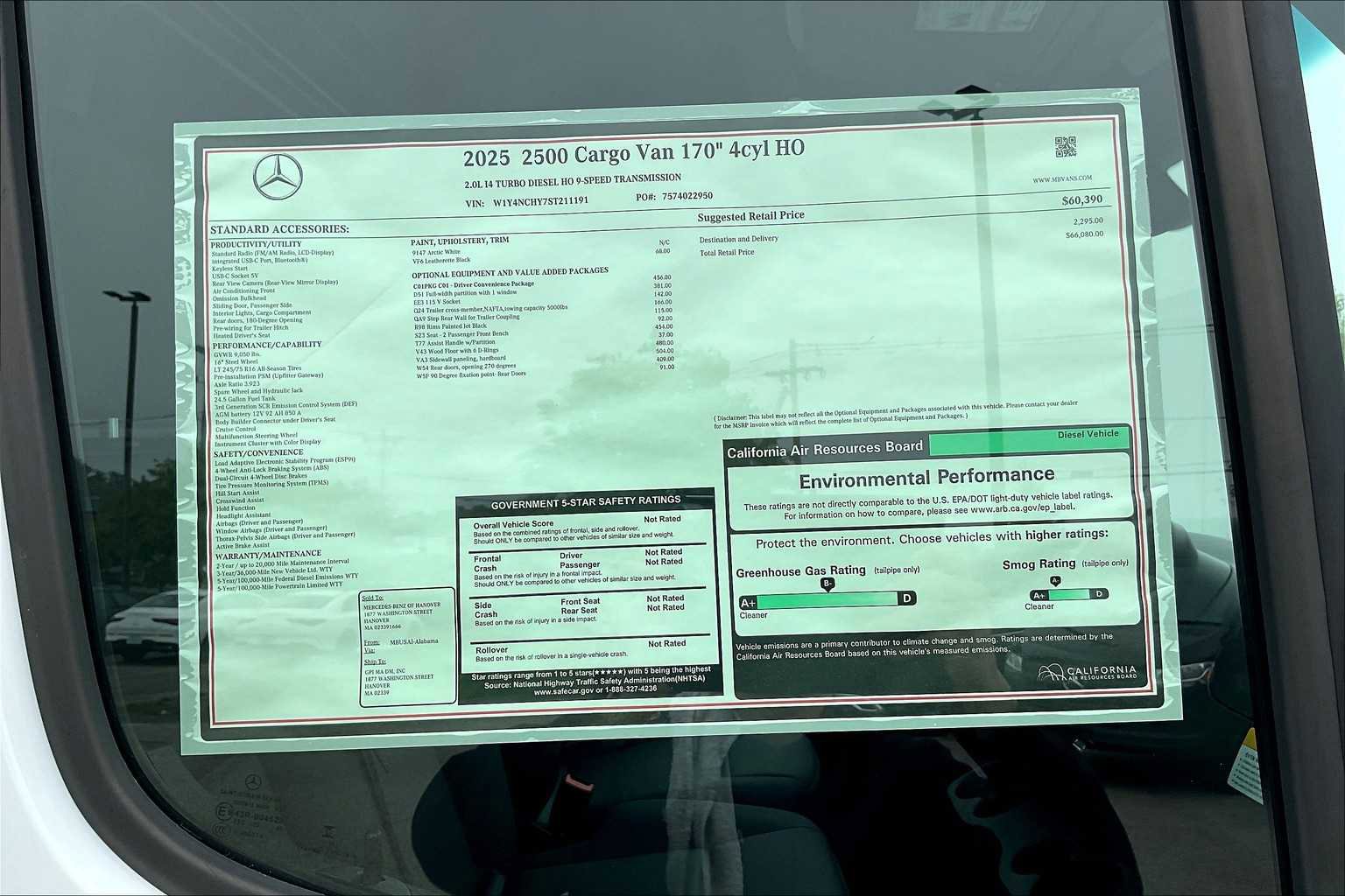 New 2025 Mercedes-Benz Sprinter 2500 image 17