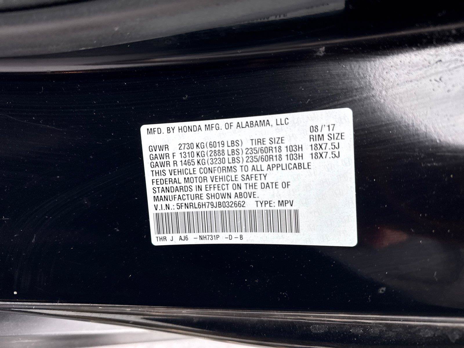 Used 2018 Honda Odyssey EX-L image 34