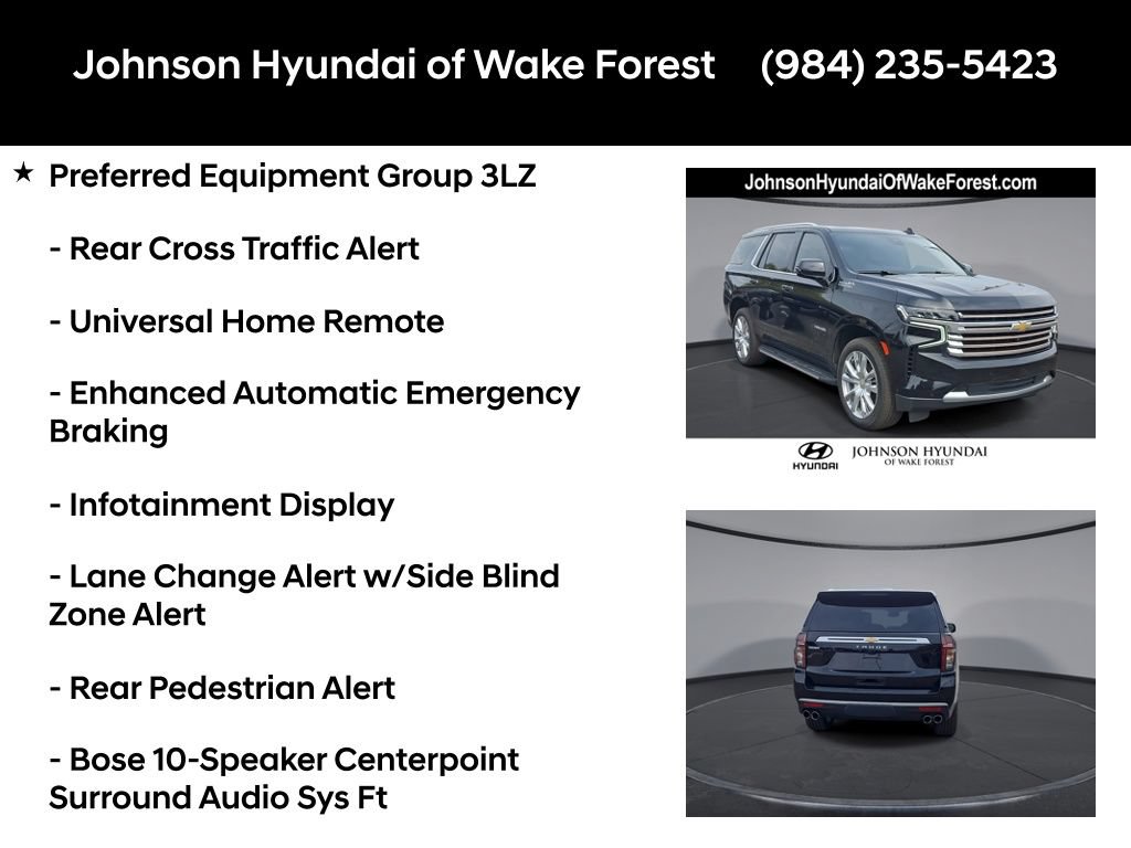 Used 2023 Chevrolet Tahoe High Country w/ Advanced Technology Package AWD/4WD image 30
