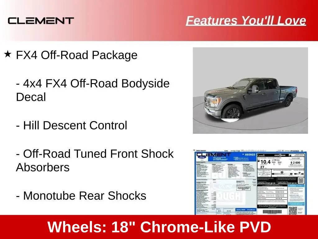 Used 2023 Ford F150 XLT w/ Equipment Group 302A High AWD/4WD image 73