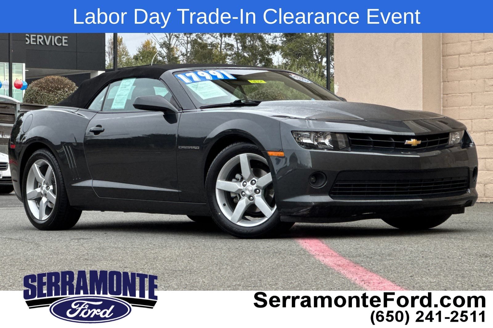 Used 2015 Chevrolet Camaro LT RWD image 1