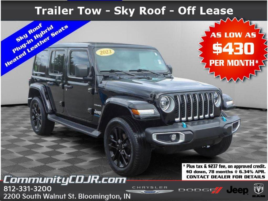 Used 2023 Jeep Wrangler Sahara w/ Cold Weather Group image 1