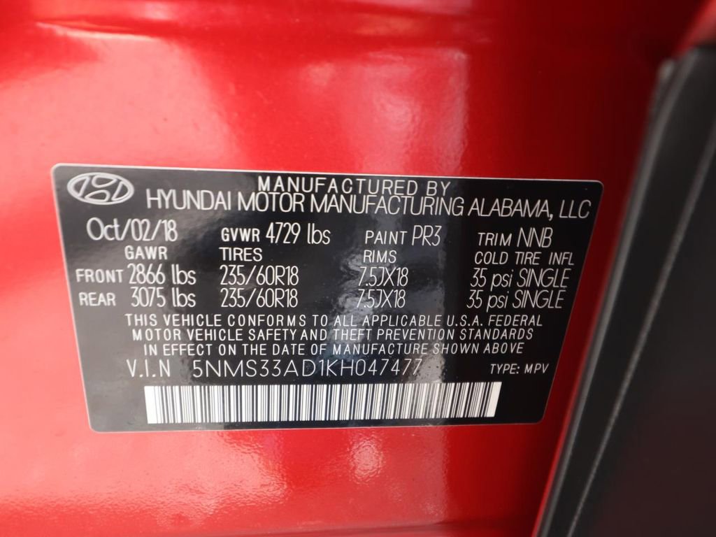 Used 2019 Hyundai Santa Fe SEL FWD image 24