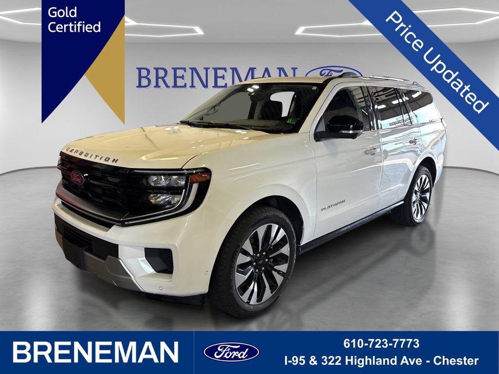 Certified 2025 Ford Expedition Platinum w/ Driver's Package