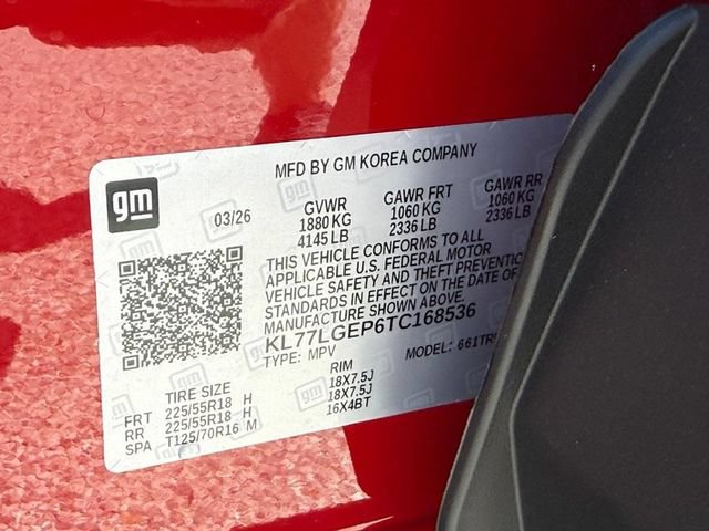 New 2026 Chevrolet Trax RS FWD image 18