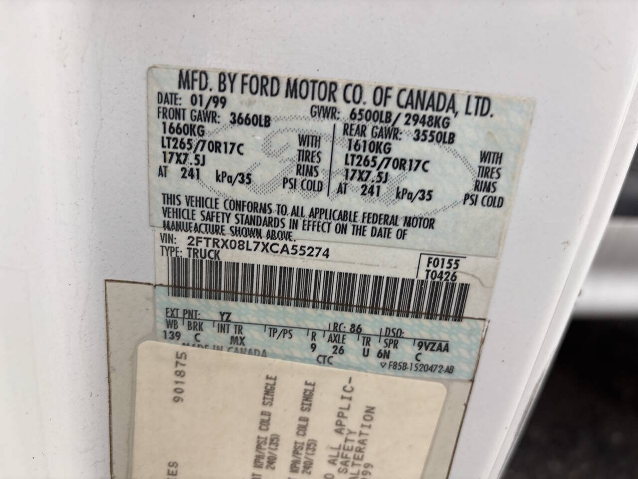 Used 1999 Ford F150 XLT AWD/4WD image 19