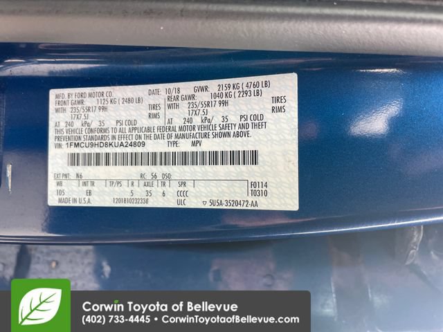 Used 2019 Ford Escape SEL AWD/4WD image 41