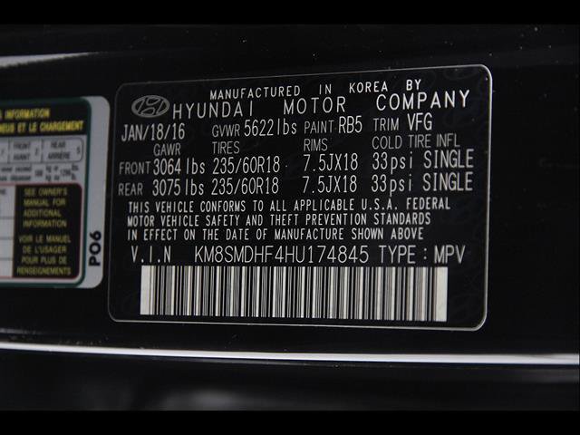 Used 2017 Hyundai Santa Fe SE AWD/4WD image 22