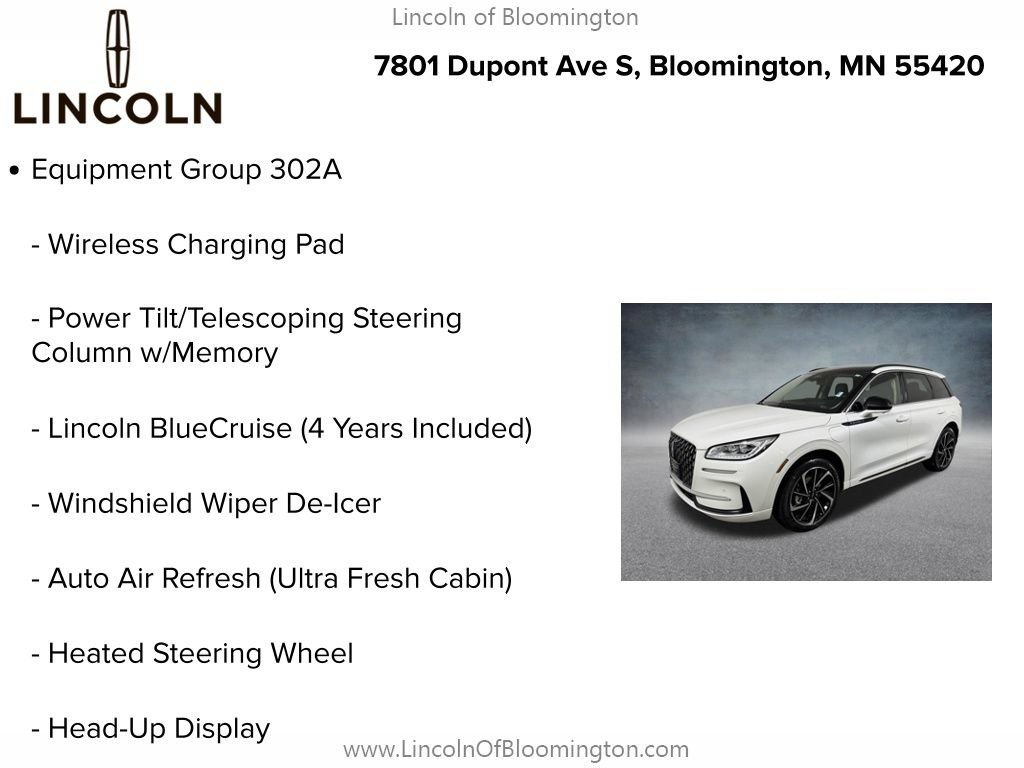 New 2025 Lincoln Corsair Grand Touring w/ Equipment Group 302A AWD/4WD image 5