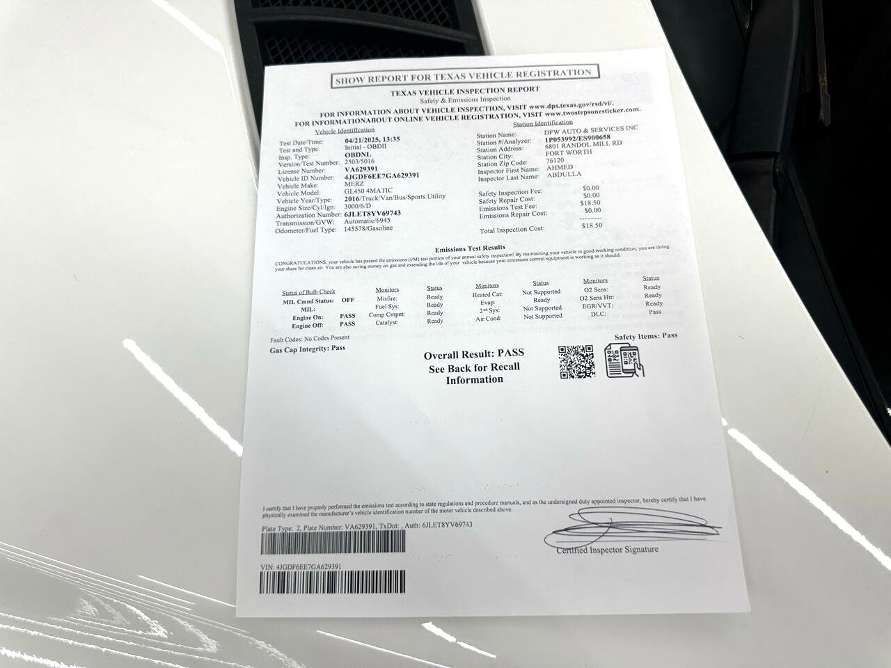 Used 2016 Mercedes-Benz GL 450 4MATIC w/ Premium I Package image 50