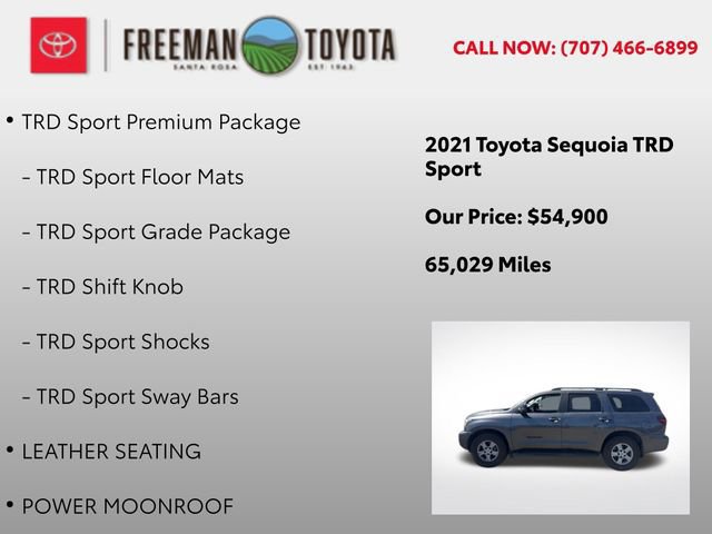 Used 2021 Toyota Sequoia TRD Sport w/ TRD Sport Premium Package AWD/4WD image 9