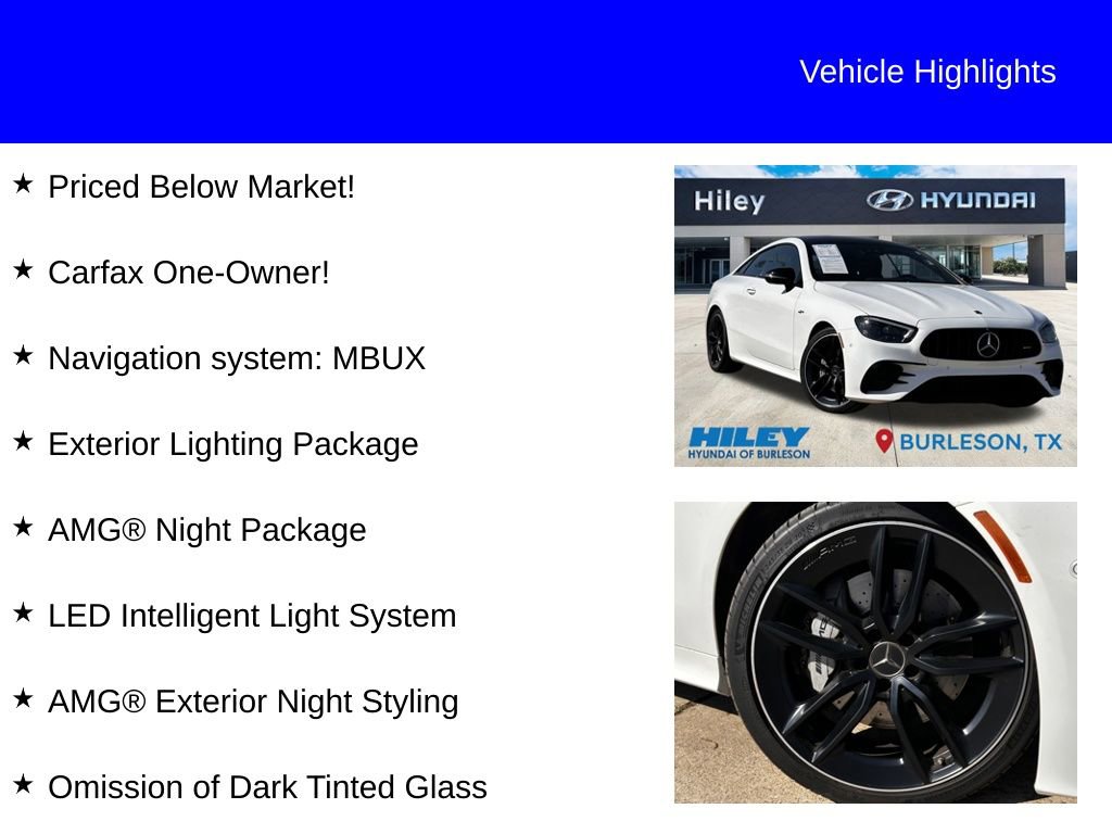 Used 2022 Mercedes-Benz E 53 AMG 4MATIC Coupe image 9