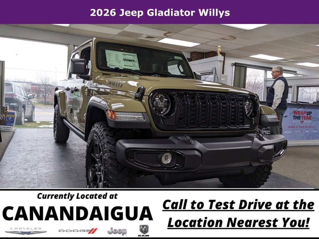 New 2026 Jeep Gladiator Willys