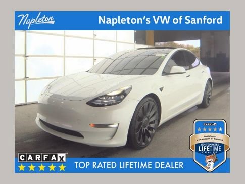 Used 2021 Tesla Model 3 Performance AWD/4WD image 1