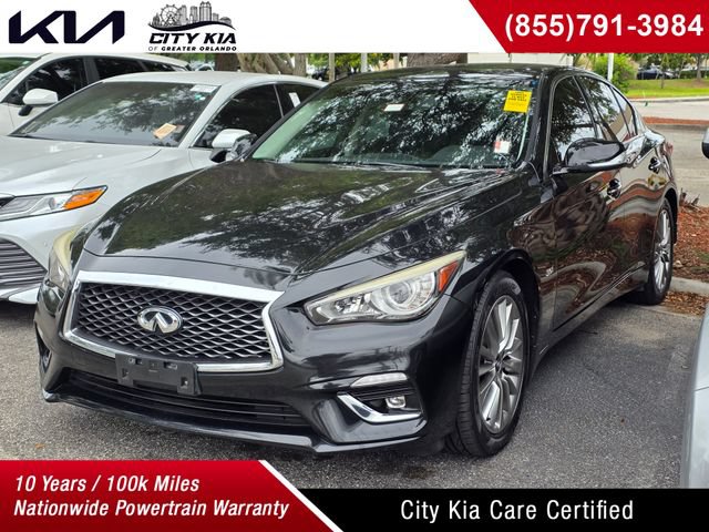 Used 2018 INFINITI Q50 Luxe w/ Essential Package (3.0T Luxe)