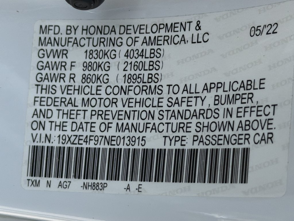Used 2022 Honda Insight Touring image 33