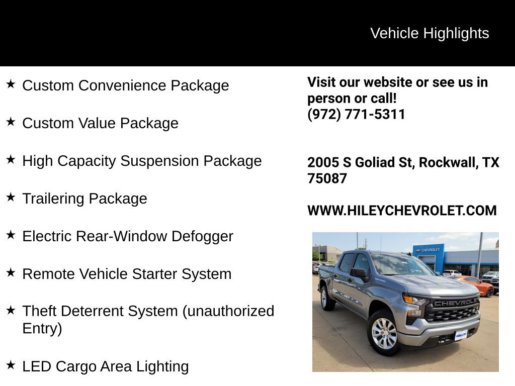 New 2026 Chevrolet Silverado 1500 Custom RWD image 9