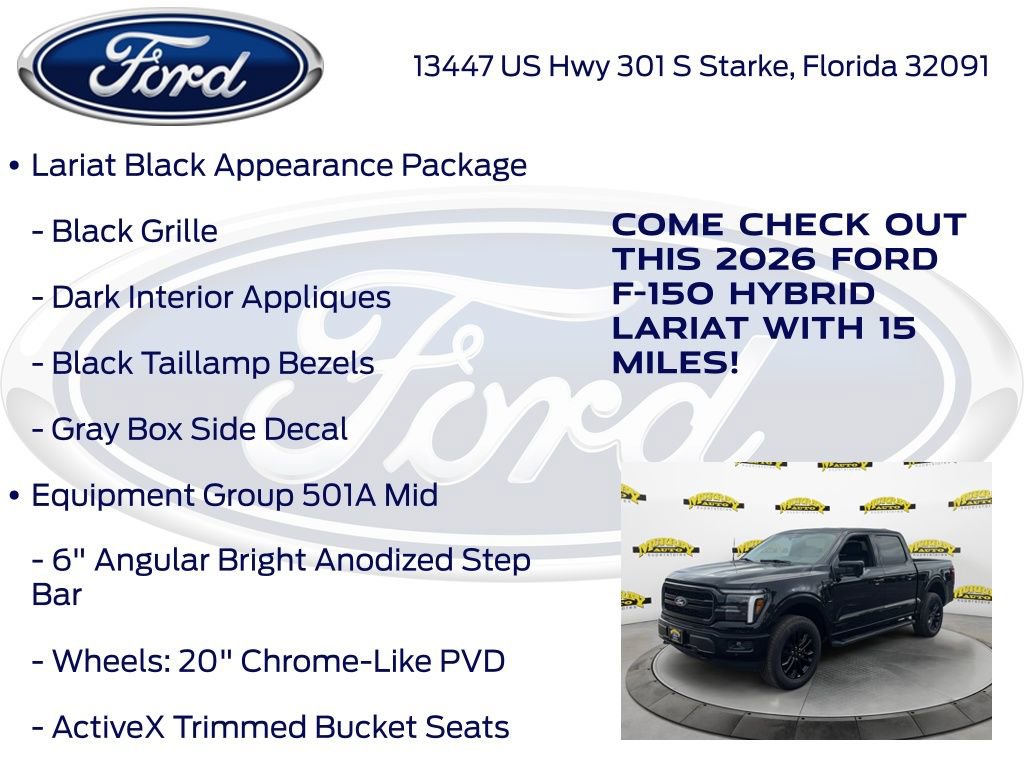New 2026 Ford F150 Lariat w/ Equipment Group 501A Mid AWD/4WD image 20