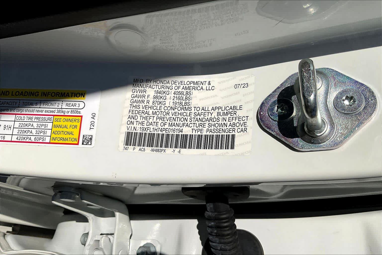 Used 2023 Honda Civic EX-L image 33