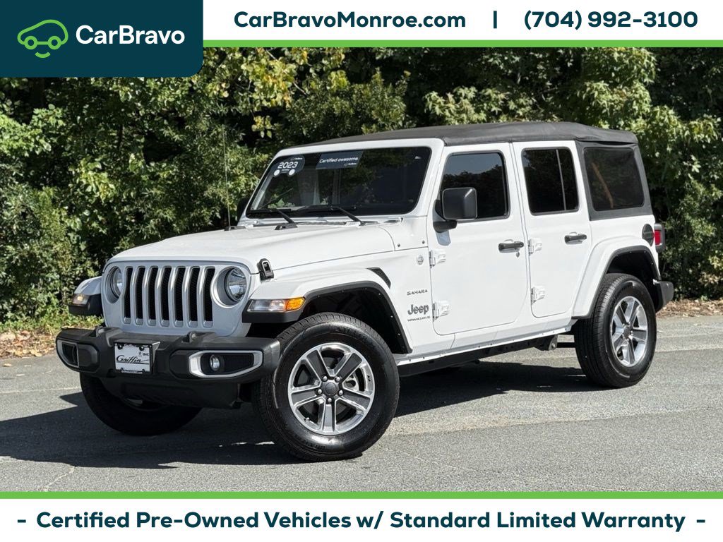 Used 2023 Jeep Wrangler Sahara image 1