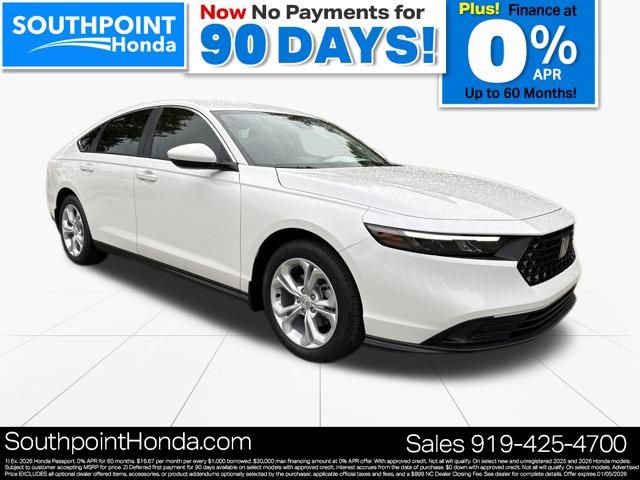 New 2025 Honda Accord LX image 1