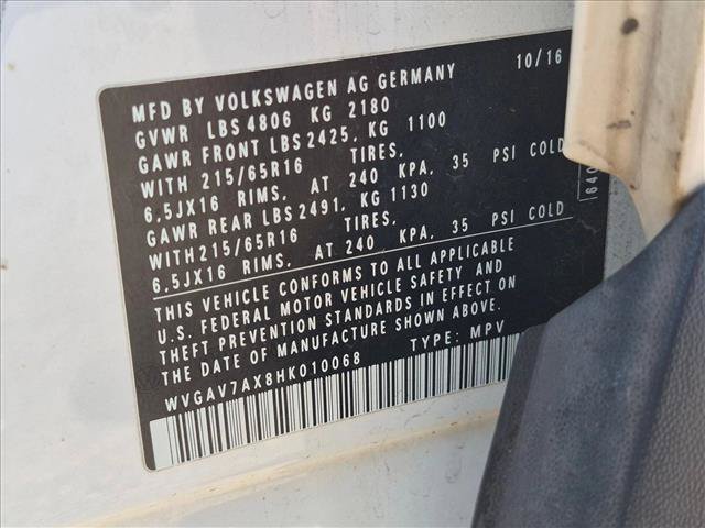 Used 2017 Volkswagen Tiguan S FWD image 17