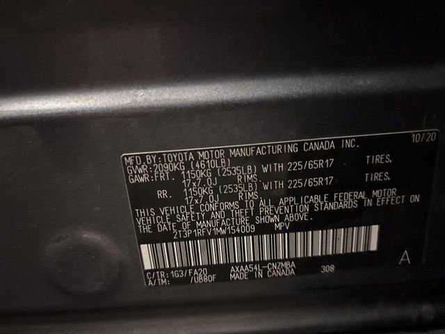 Used 2021 Toyota RAV4 XLE w/ Convenience Package AWD/4WD image 12