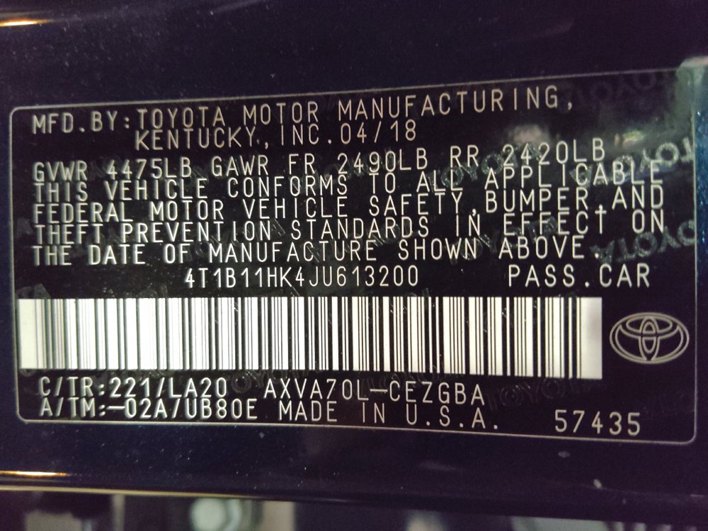Used 2018 Toyota Camry XLE FWD image 33
