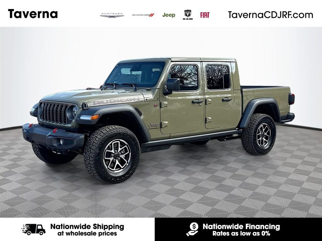 New 2026 Jeep Gladiator Rubicon w/ Steel Power Dome Hood Package AWD/4WD image 1