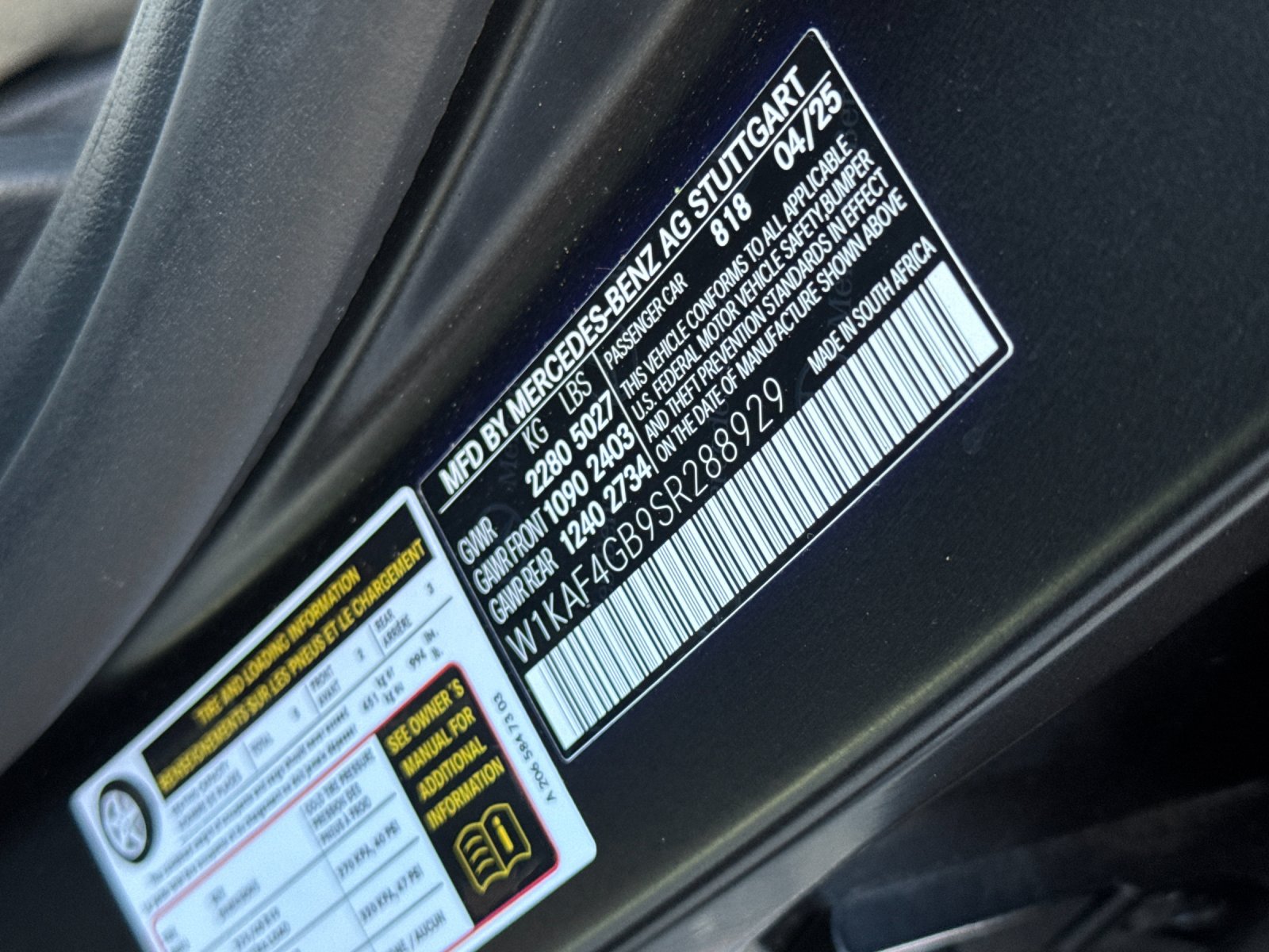 Certified 2025 Mercedes-Benz C 300 Sedan w/ AMG Line w/ Night Package image 28