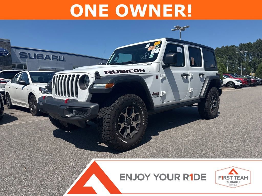 Used 2022 Jeep Wrangler Unlimited Rubicon w/ LED Lighting Group AWD/4WD image 1