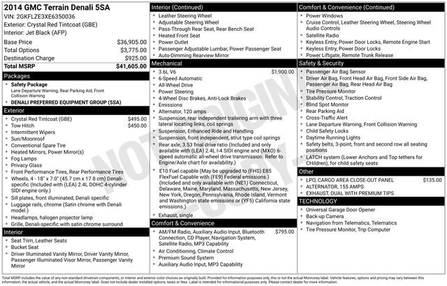 Used 2014 GMC Terrain Denali image 7