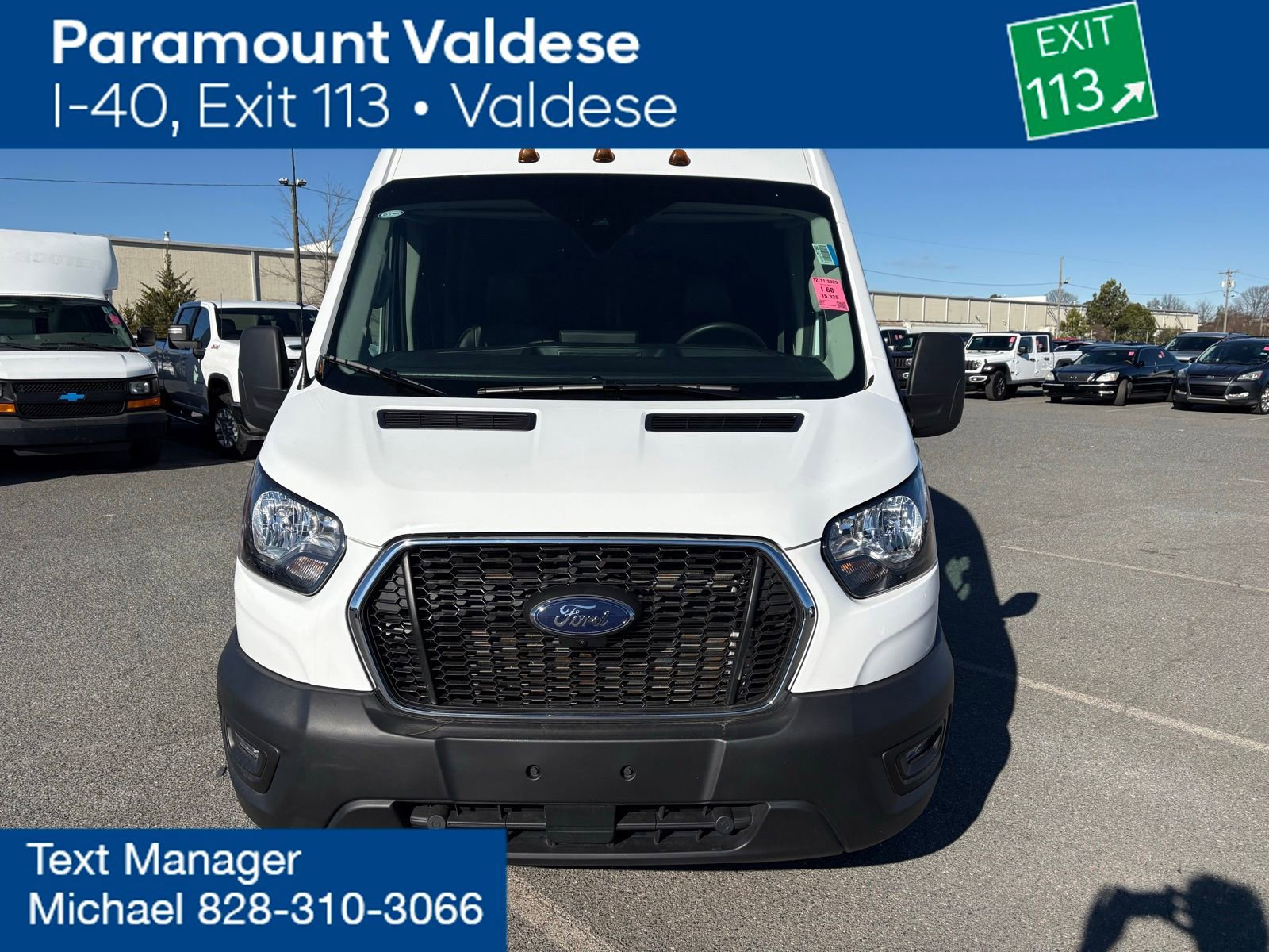 Used 2025 Ford Transit 350 148 High Roof Extended DRW w/ Load Area Protection Package image 4