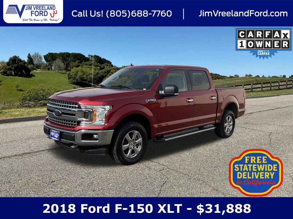 Used 2018 Ford F150 XLT w/ Equipment Group 302A Luxury image 1